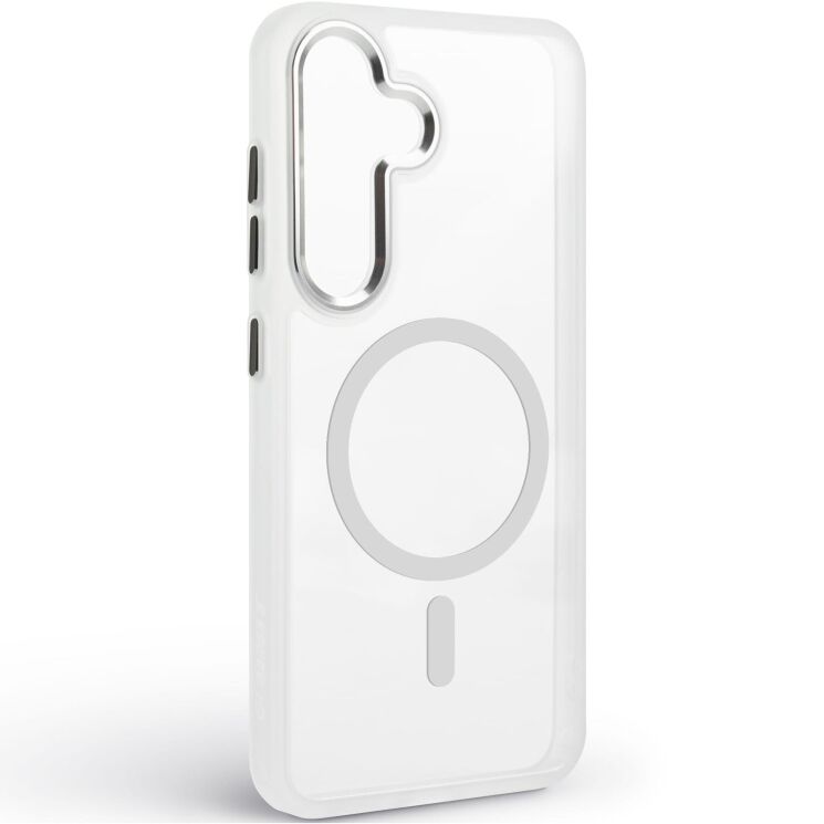 Защитный чехол ArmorStandart Unit MagSafe для Samsung Galaxy S25 Plus (S936) - Matte Clear Silver: фото 2 из 6
