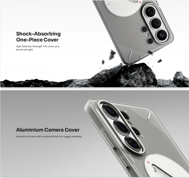 Защитный чехол AULUMU Frosted Glow Case для Samsung Galaxy S26 Ultra (S948) - Transparent Grey (408577H) Защитный чехол AULUMU Frosted Glow Case для Samsung Galaxy S26 Ultra (S948) - Transparent Grey: фото 11 из 13