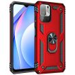 Защитный чехол Deexe Armor Case для Xiaomi Redmi Note 10 5G / Poco M3 Pro - Red (229950R)