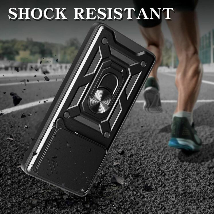 Защитный чехол Deexe Armor Shield для TECNO Pova 6 Neo - Black: фото 5 из 8