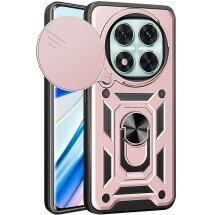 Защитный чехол Deexe Armor Shield для Xiaomi Redmi Note 14 Pro 5G / Poco X7 - Rose Gold: фото 1 из 10
