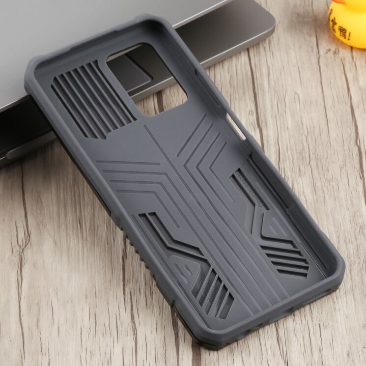 Защитный чехол Deexe Armor Warrior для Infinix Note 10 Pro (X695C) - Grey: фото 3 из 5