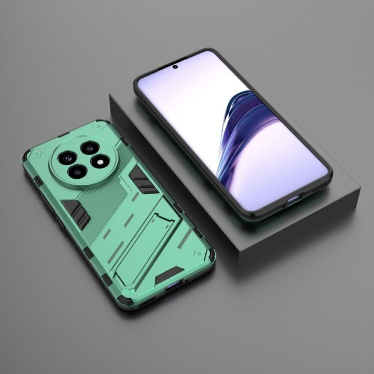 Защитный чехол Deexe Bibercas для Realme 13 Pro / 13 Pro Plus - Green: фото 5 из 7
