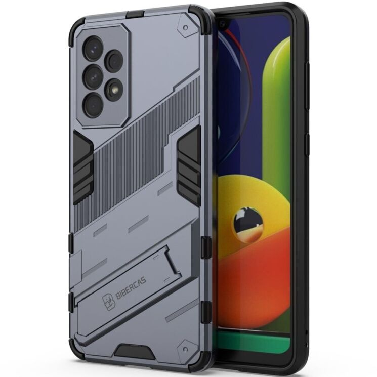 Защитный чехол Deexe Bibercas для Samsung Galaxy A33 (A336) - Dark Blue: фото 2 из 8