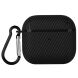 Защитный чехол Deexe Carbon Cover для Apple AirPods 4 - Black (364428B). Фото 1 из 9