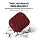 Защитный чехол Deexe Carbon Cover для Apple AirPods 4 - Red (364428R). Фото 6 из 9