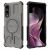 Защитный чехол Deexe Clear Bibercas для Samsung Galaxy S25 Edge (S937) - Black: фото 1 из 7
