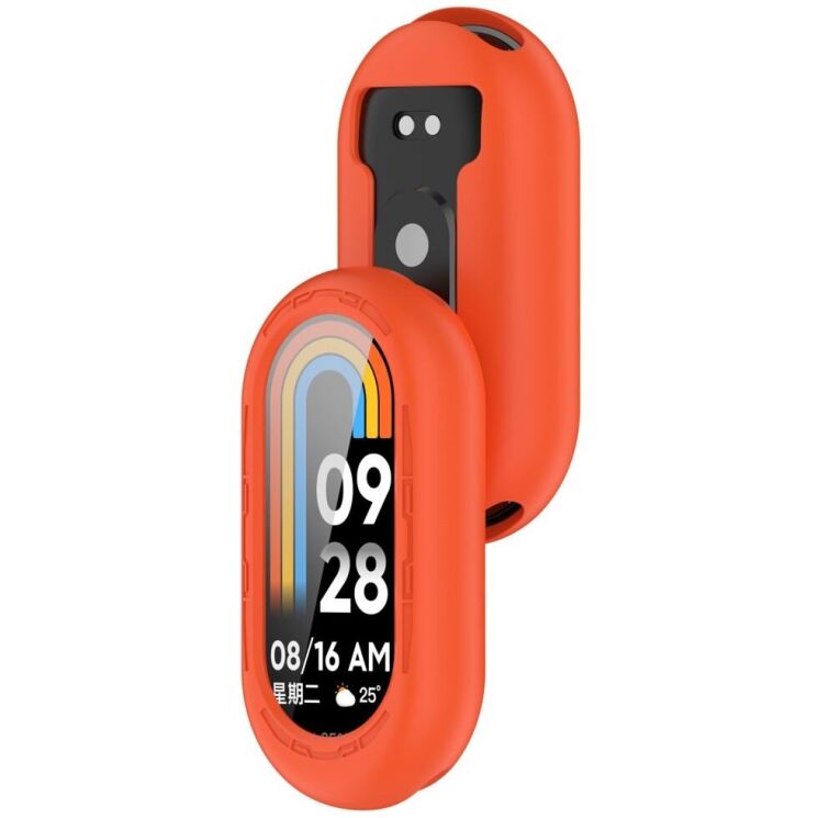 Защитный чехол Deexe Color Frame для Xiaomi Mi Smart Band 9 - Orange: фото 7 из 8