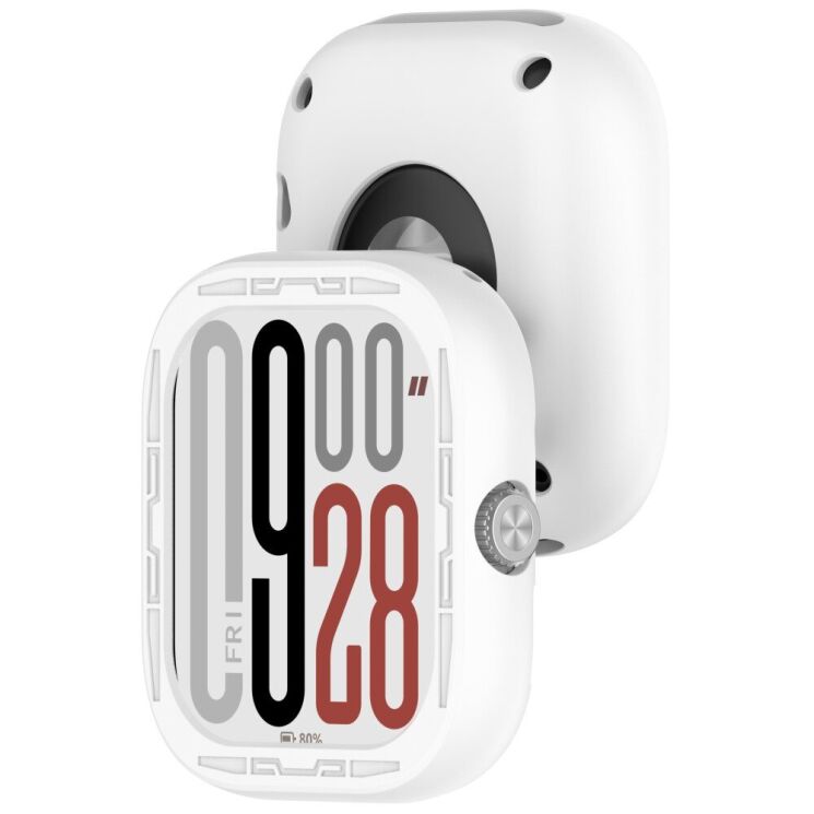 Защитный чехол Deexe Color Frame для Xiaomi Redmi Watch 5 - White: фото 3 из 8