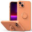 Защитный чехол Deexe Color Shell для Apple iPhone 14 - Orange (304545O)