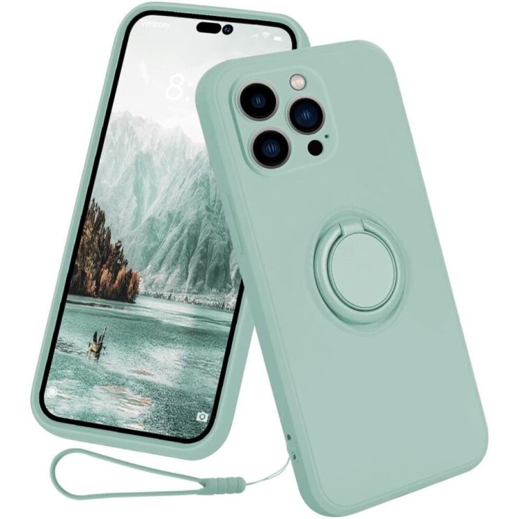 Защитный чехол Deexe Color Shell для Apple iPhone 15 Pro Max - Cyan: фото 1 из 9