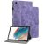 Защитный чехол Deexe Cute Tiger для Samsung Galaxy Tab A9 (X110/115) - Purple: фото 1 из 10