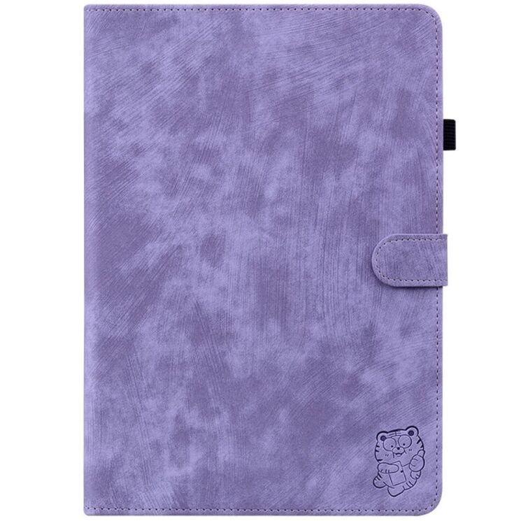 Захисний чохол Deexe Cute Tiger для Samsung Galaxy Tab A9 (X110/115) - Purple: фото 5 з 10