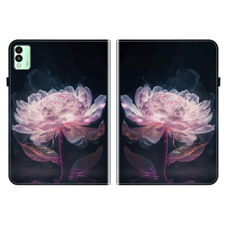 Защитный чехол Deexe Flower для TECNO Megapad 11 - Purple Peony: фото 7 из 7