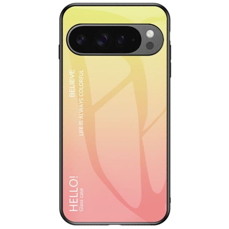 Защитный чехол Deexe Gradient Color для Google Pixel 9 Pro XL - Yellow: фото 1 из 7