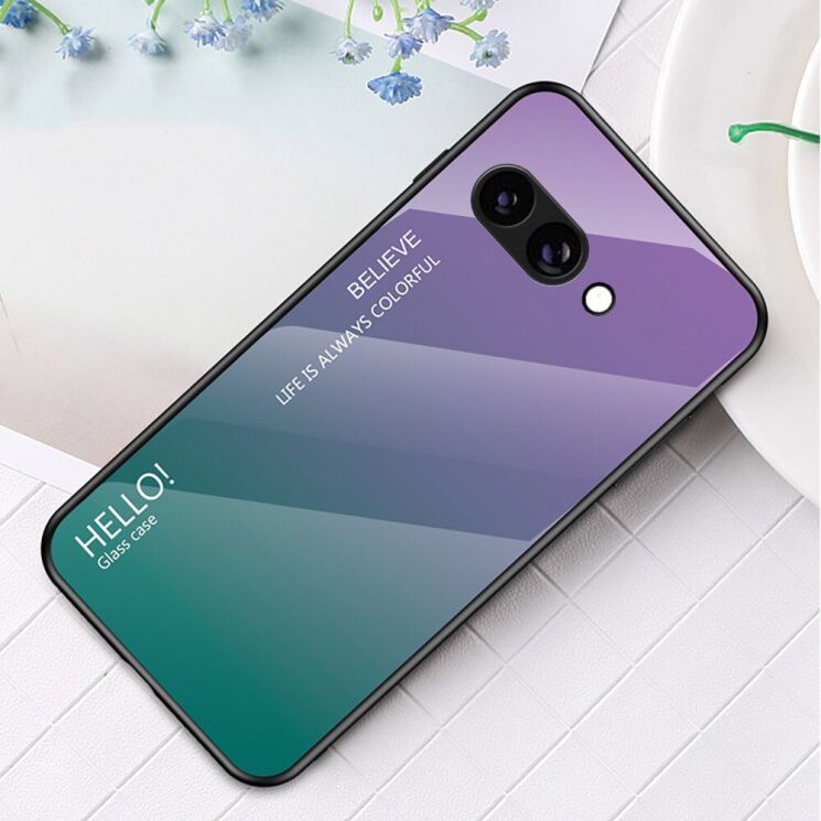 Защитный чехол Deexe Gradient Color для Google Pixel 9a - Purple: фото 2 из 15