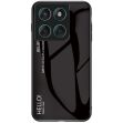 Защитный чехол Deexe Gradient Color для Motorola Edge 60 / Edge 60 Fusion - Black (383407B)