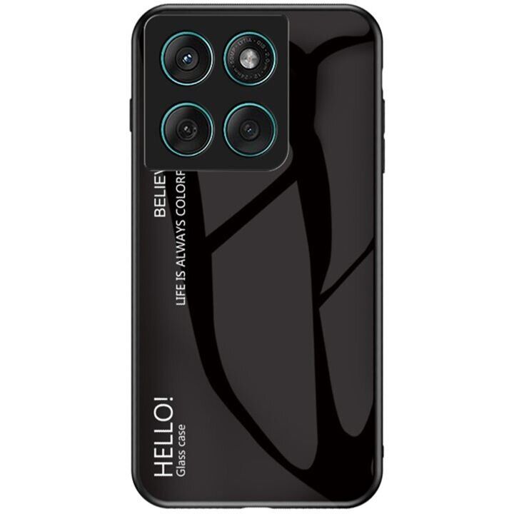 Защитный чехол Deexe Gradient Color для Motorola Edge 60 / Edge 60 Fusion - Black: фото 1 из 11