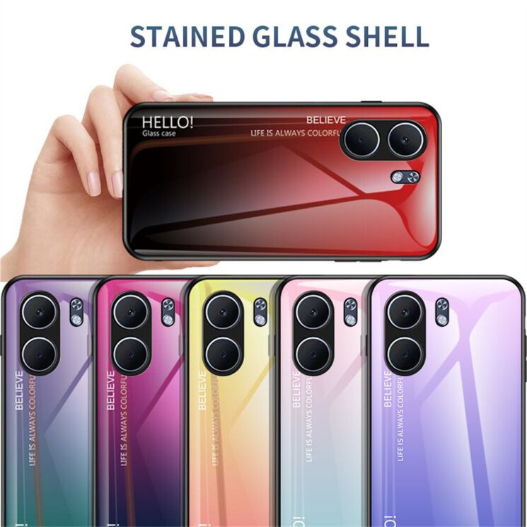 Захисний чохол Deexe Gradient Color для OPPO A5x - Pink / Blue: фото 8 з 8