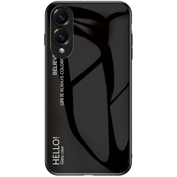 Защитный чехол Deexe Gradient Color для Samsung Galaxy S25 Edge (S937) - Black: фото 1 из 10