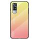 Защитный чехол Deexe Gradient Color для VIVO Y31 / Y53s - Yellow / Pink (272503YP). Фото 1 из 12