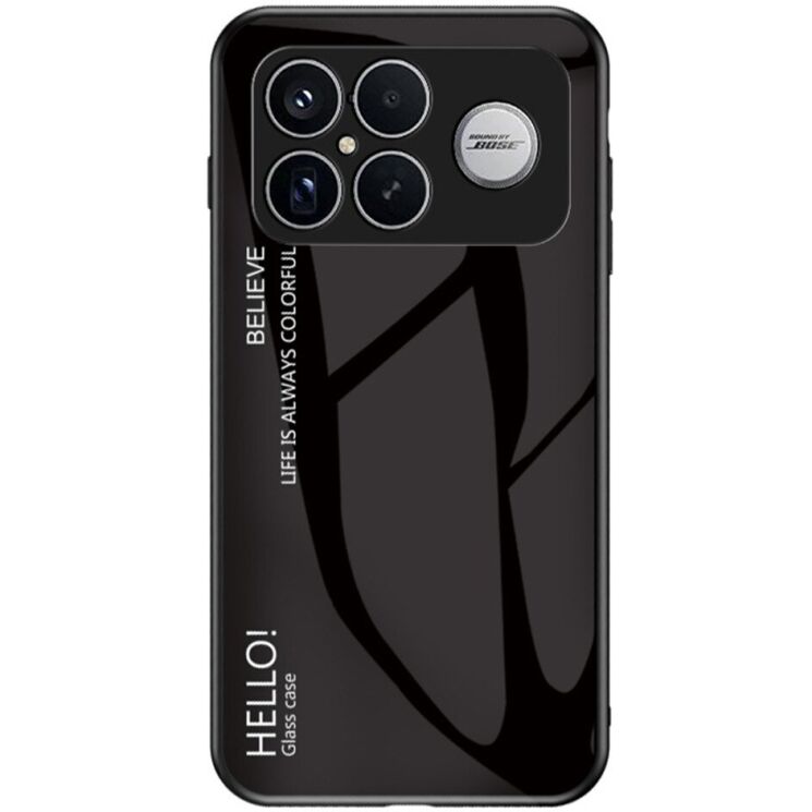 Защитный чехол Deexe Gradient Color для Xiaomi Poco F8 Ultra - Black: фото 1 из 8