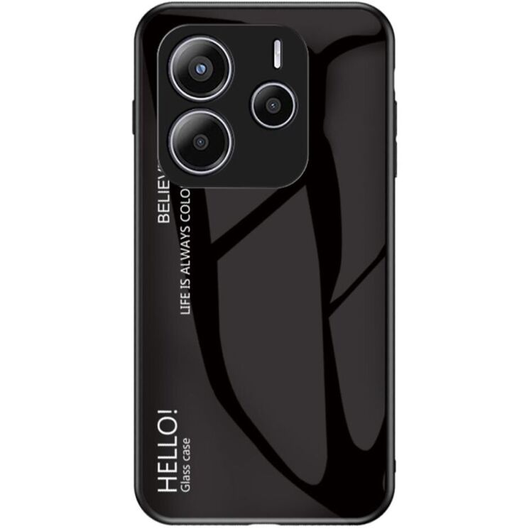 Защитный чехол Deexe Gradient Color для Xiaomi Redmi Note 14 5G - Black: фото 1 из 10