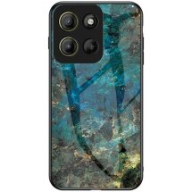 Защитный чехол Deexe Gradient Pattern для Motorola Moto G15 - Emerald: фото 1 из 6