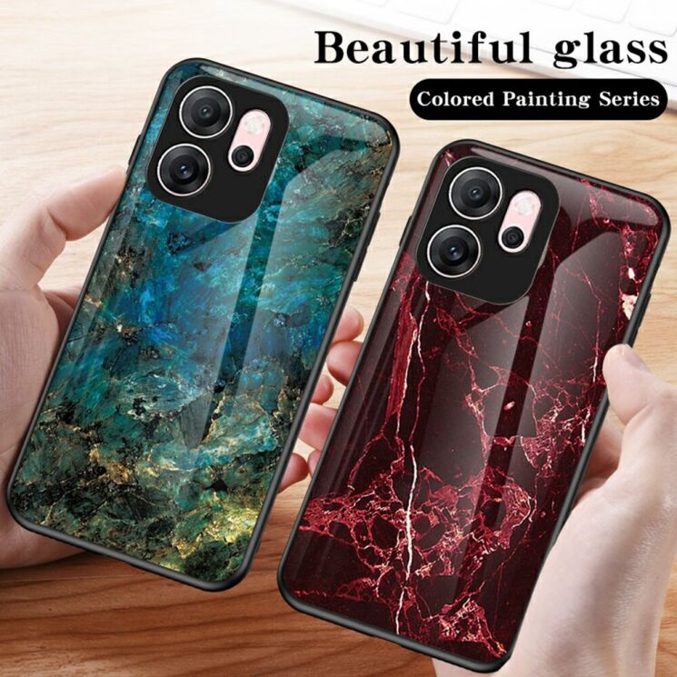 Захисний чохол Deexe Gradient Pattern для OPPO Reno 14 FS 5G - White: фото 6 з 10
