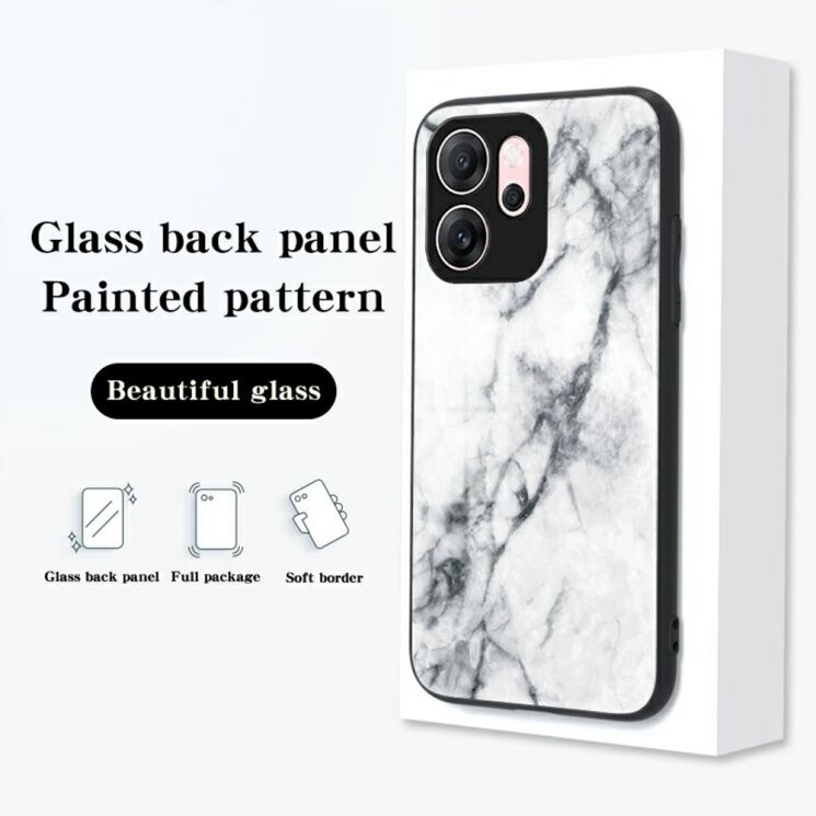 Захисний чохол Deexe Gradient Pattern для OPPO Reno 14 FS 5G - White: фото 4 з 10
