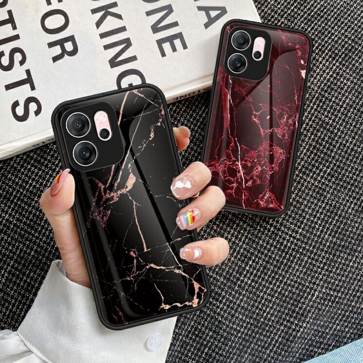 Захисний чохол Deexe Gradient Pattern для OPPO Reno 14 FS 5G - White: фото 8 з 10
