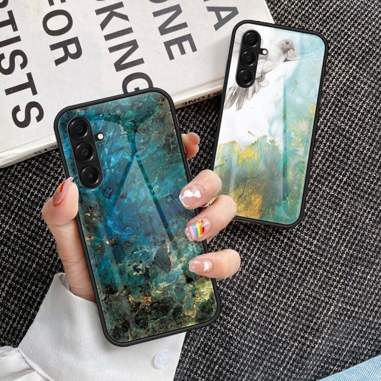 Защитный чехол Deexe Gradient Pattern для Samsung Galaxy A17 (A175) - Gold / Black: фото 5 из 9