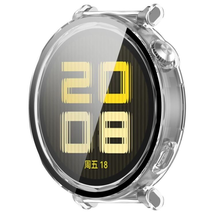 Защитный чехол Deexe Hard Frame для Huawei Watch GT 5 (41mm) - Transparent: фото 5 из 7