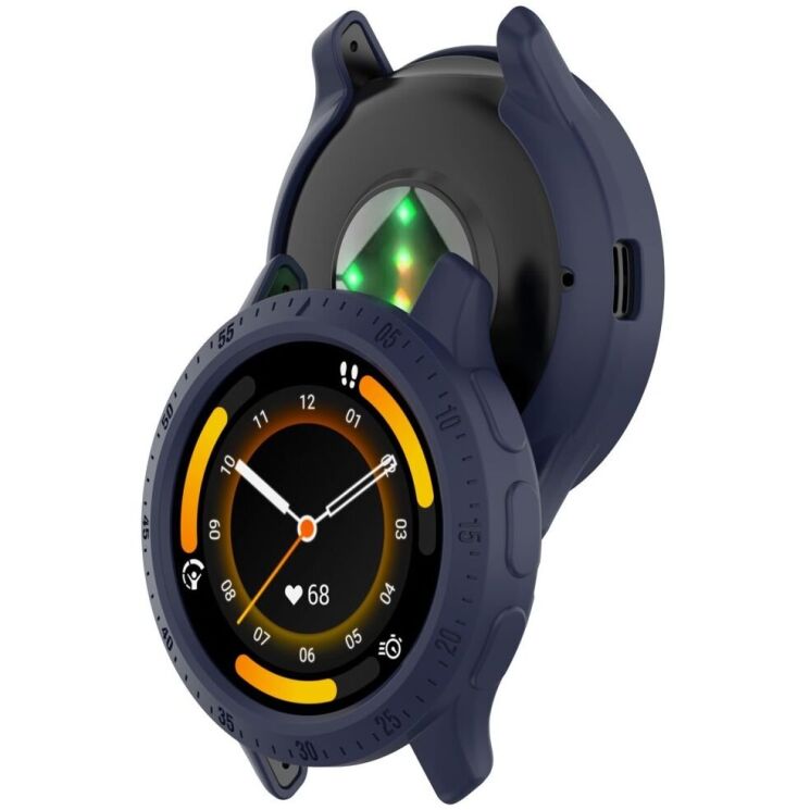 Захисний чохол Deexe Hollow Cover для Garmin Venu 3S - Midnight Blue: фото 5 з 8