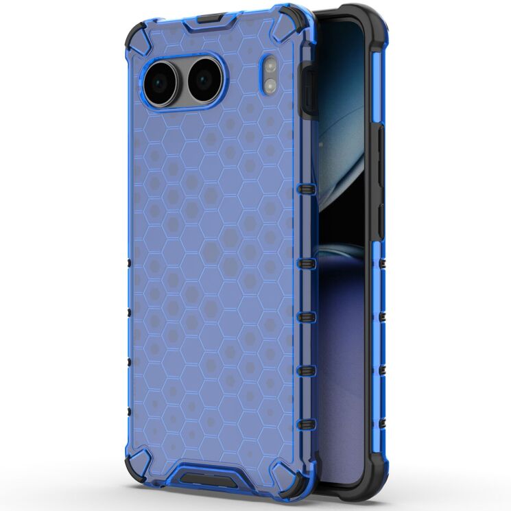Захисний чохол Deexe Honeycomb Series для OnePlus Nord 4 - Blue: фото 1 з 5