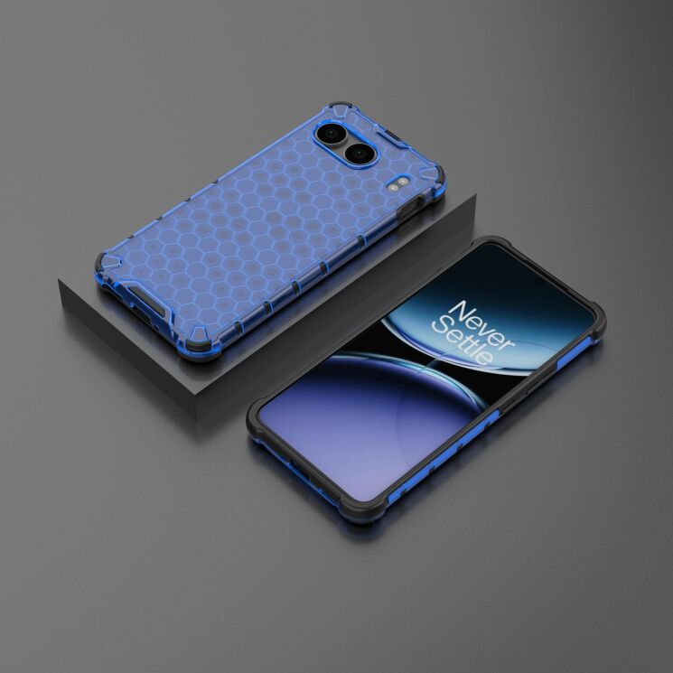 Захисний чохол Deexe Honeycomb Series для OnePlus Nord 4 - Blue: фото 2 з 5