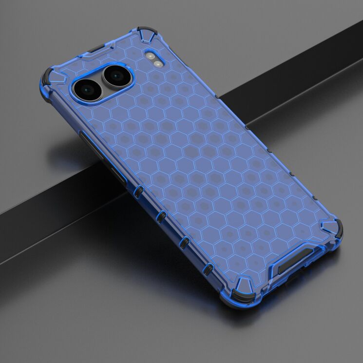 Захисний чохол Deexe Honeycomb Series для OnePlus Nord 4 - Blue: фото 3 з 5