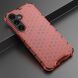 Защитный чехол Deexe Honeycomb Series для Samsung Galaxy S25 Plus (S936) - Red (371907R). Фото 3 из 5