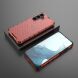 Защитный чехол Deexe Honeycomb Series для Samsung Galaxy S25 Plus (S936) - Red (371907R). Фото 2 из 5