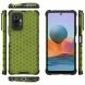 Защитный чехол Deexe Honeycomb Series для Xiaomi Redmi Note 10 Pro - Green (278435G). Фото 2 из 6