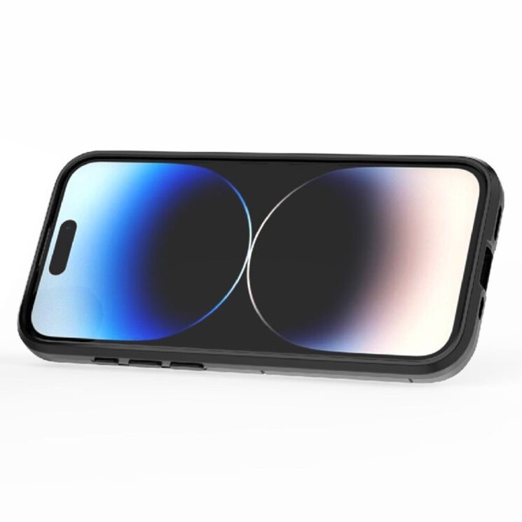 Защитный чехол Deexe Hybrid Case для Apple iPhone 15 Pro Max - Black: фото 3 из 9