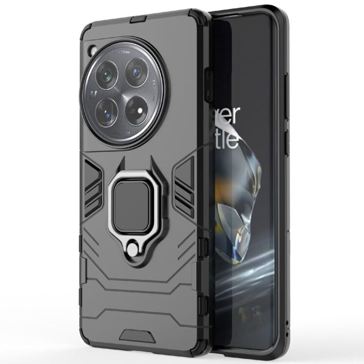 Защитный чехол Deexe Hybrid Case для OnePlus 12 - Black: фото 1 из 9
