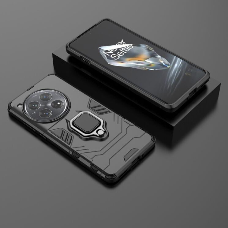 Защитный чехол Deexe Hybrid Case для OnePlus 12 - Black: фото 7 из 9