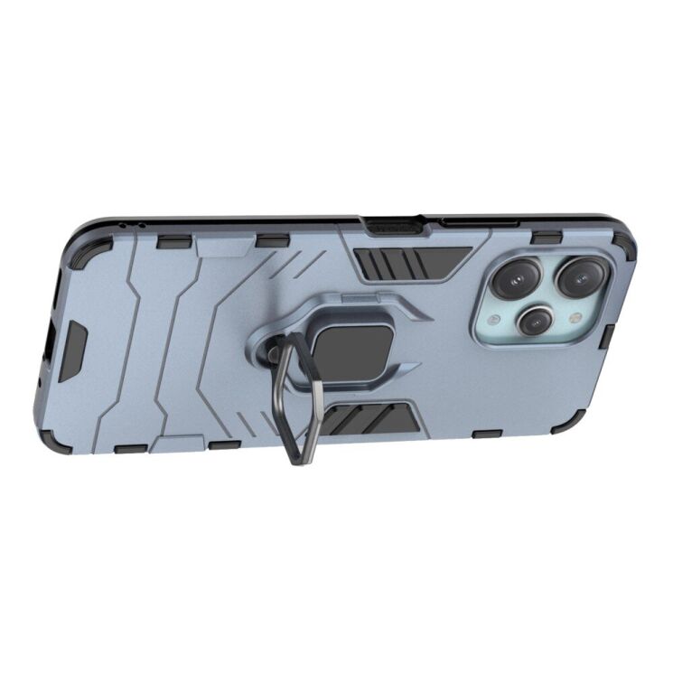 Защитный чехол Deexe Hybrid Case для Xiaomi Redmi 12 - Blue: фото 2 из 6