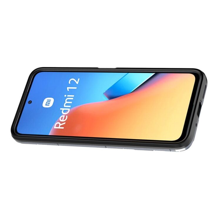 Защитный чехол Deexe Hybrid Case для Xiaomi Redmi 12 - Blue: фото 3 из 6