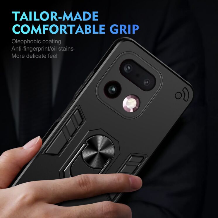 Защитный чехол Deexe Hybrid Shell для Realme 16 Pro Plus - Blue: фото 5 из 7