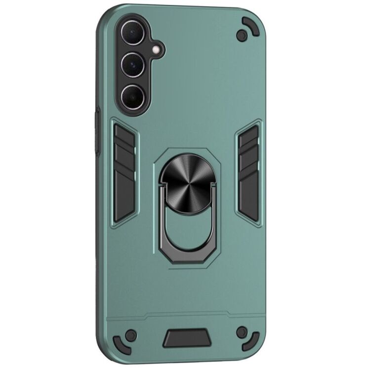Защитный чехол Deexe Hybrid Shell для Samsung Galaxy A26 (A266) - Green: фото 1 из 7