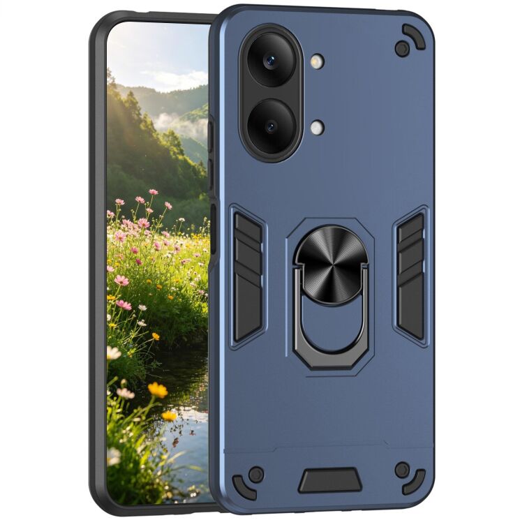 Защитный чехол Deexe Hybrid Shell для Xiaomi Poco X8 Pro Max - Blue: фото 1 из 7