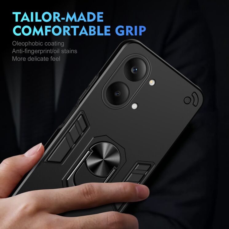 Защитный чехол Deexe Hybrid Shell для Xiaomi Poco X8 Pro Max - Black: фото 5 из 7
