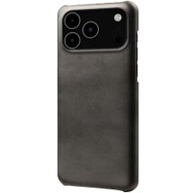 Захисний чохол Deexe Leather Back Cover для iPhone 18 Pro Max / 17 Pro Max - Black: фото 1 з 4